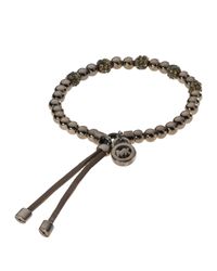 Michael Kors | Brown Beaded Stretch Bracelet | Lyst