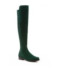 stuart weitzman green boots