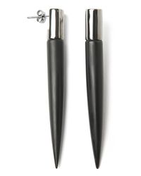 Eddie Borgo | Metallic Gemstone Long Spike Stud Earrings | Lyst