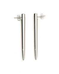 Eddie Borgo | Metallic Long Spike Stud Earrings | Lyst