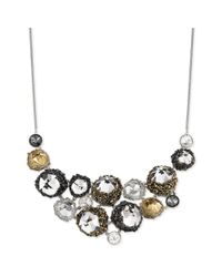 Swarovski Crystal Poison Frontal Necklace In Natural Lyst