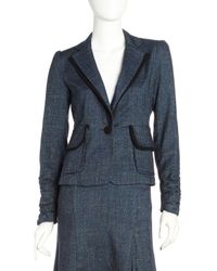 Nanette Lepore | Tickle Me Blue Suit Jacket | Lyst