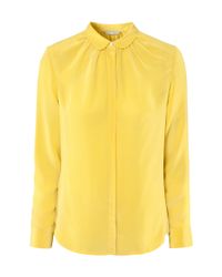 h&m yellow blouse