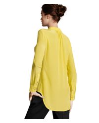h&m yellow blouse