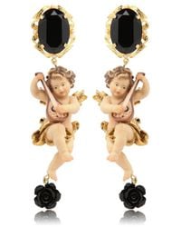 Dolce & Gabbana | Multicolor Swarovski Little Cherubs Earrings | Lyst