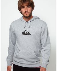quiksilver grey hoodie