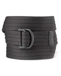 Ralph Lauren Collection Accessories Web Nylon Padded D Ring Belt in ...