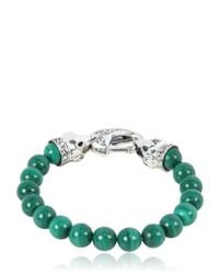Stephen Webster | Green Raven Head Malachite Bracelet for Men | Lyst