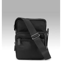 Prada Nylon Flight Bag in Black for Men 