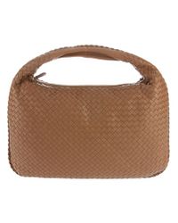 Bottega Veneta - Brown Junior Intrecciato Nappa Large Veneta Bag - Lyst