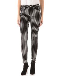 paige striped jeans