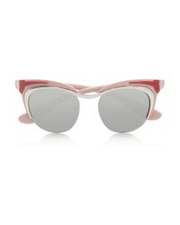 prada cat eye sunglasses pink