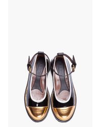black platform flats
