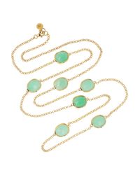 Monica Vinader | Green Siren Medium Bezel Pendant | Lyst
