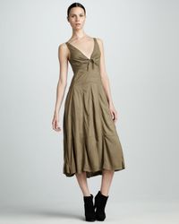 Donna Karan | Green Parachute Dress | Lyst