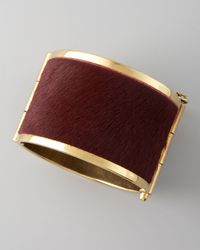 McQ | Brown Pony Hair Cuff | Lyst