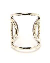 Anndra Neen | Metallic Melted Geometric Cuff | Lyst