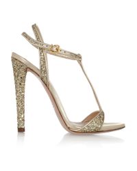 miu miu glitter sandals