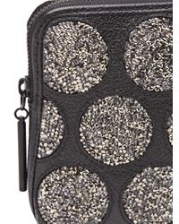 3.1 Phillip Lim Gray Silver Leather Mini Pashli Satchel