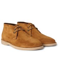 Acne Studios Suede Desert Boots in Brown (Natural) for Men - Lyst