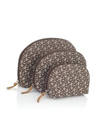 dkny cosmetic bolsa set of 2