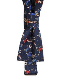 Dolce & Gabbana | Blue Silk Football Bow Tie for Men | Lyst