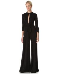 jumpsuit sleeve issa jumpsuits lyst shopbop clothing hearts