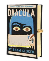 Olympia Le-Tan Dracula Cotton Book Clutch - Lyst