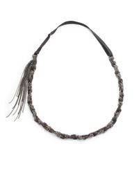 Elie Tahari | Gray Stacey Necklace | Lyst