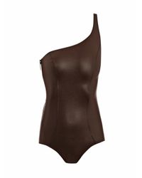 Lisa Marie Fernandez | Black One-piece One-shoulder Swimsuit | Lyst
