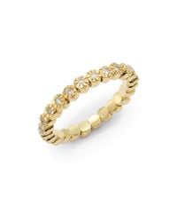 Sydney Evan | Metallic Diamond Eternity Ring | Lyst