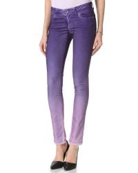 alice and olivia purple pants