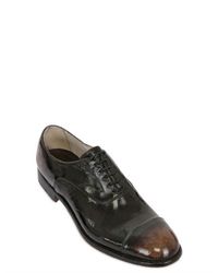 Alberto Fasciani | Black Antiqued Brushed Horse Lace-up Shoes for Men | Lyst