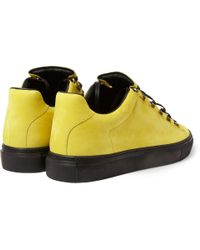 mens yellow balenciaga sneakers