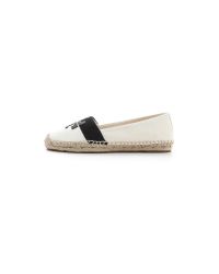 tory burch black and white espadrilles