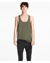 H&M Tank Top in Green for Men | Lyst