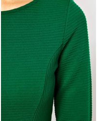 asos skater ribbed texture dress