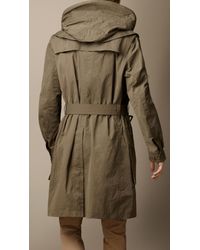 burberry brit raincoat with hood