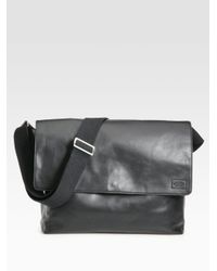 Jack Spade | Black Mill Leather Field Messenger Bag for Men | Lyst