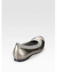 stuart weitzman leather flats
