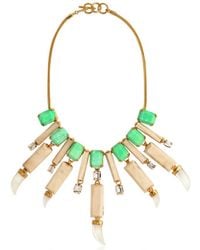 House of Lavande | Green Everglades Wood Collar Necklace | Lyst