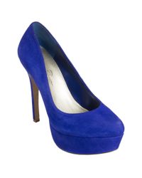 jessica simpson waleo platform pumps black