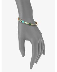 Ippolita | Metallic 18k Gold Semi-precious Multi-stone Bangle Bracelet | Lyst