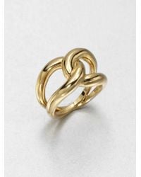 Michael Kors | Metallic Twist Ring | Lyst