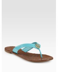 turquoise tory burch sandals