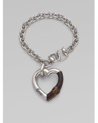gucci bamboo heart bracelet