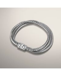 John Hardy | Metallic Three Row Bracelet | Lyst