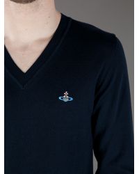 vivienne westwood blue jumper