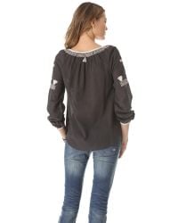 Antik Batik Blouse Antik Batik Midtown Blouse in Black Lyst