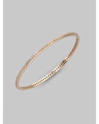 Roberto Coin | Metallic Diamond 18k Rose Gold Bracelet | Lyst